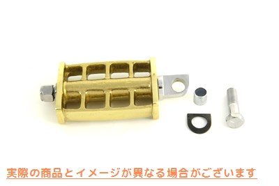 17-0303 スケルトン キックスターター ペダル ブラス 取寄せ Vツイン Skeleton Kick Starter Pedal Brass (検索用／