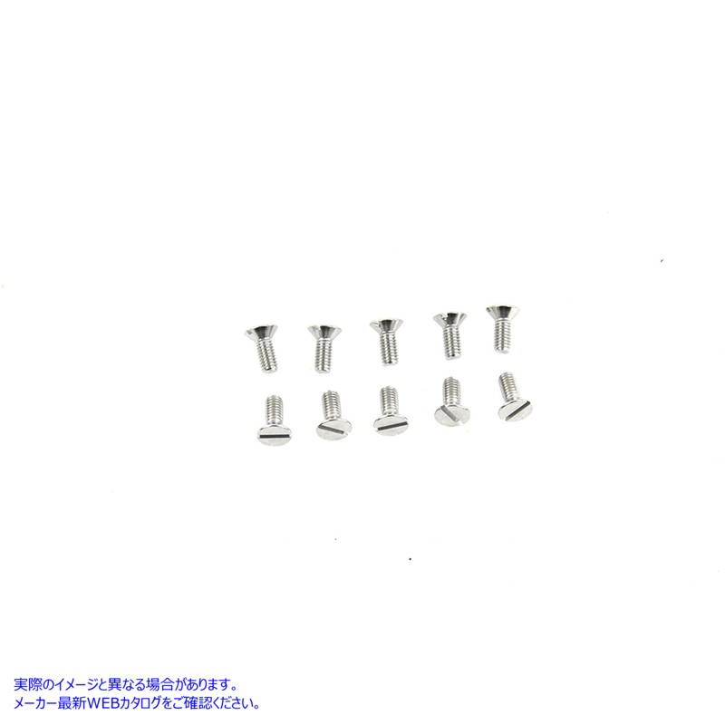 17-0411 キックスターターバンパープレートネジ 取寄せ Vツイン Kick Starter Bumper Plate Screws (検索用／1864B