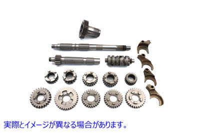 17-0462 6速トランスミッションギヤセット 取寄せ Vツイン 6-Speed Transmission Gear Set (検索用／