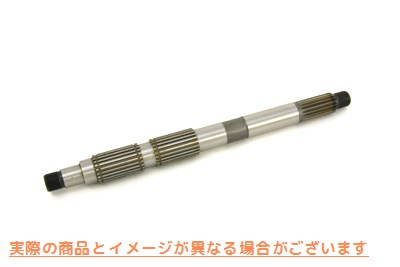 17-0543 トランスミッションメインシャフト 取寄せ Vツイン Transmission Mainshaft (検索用／35042-91