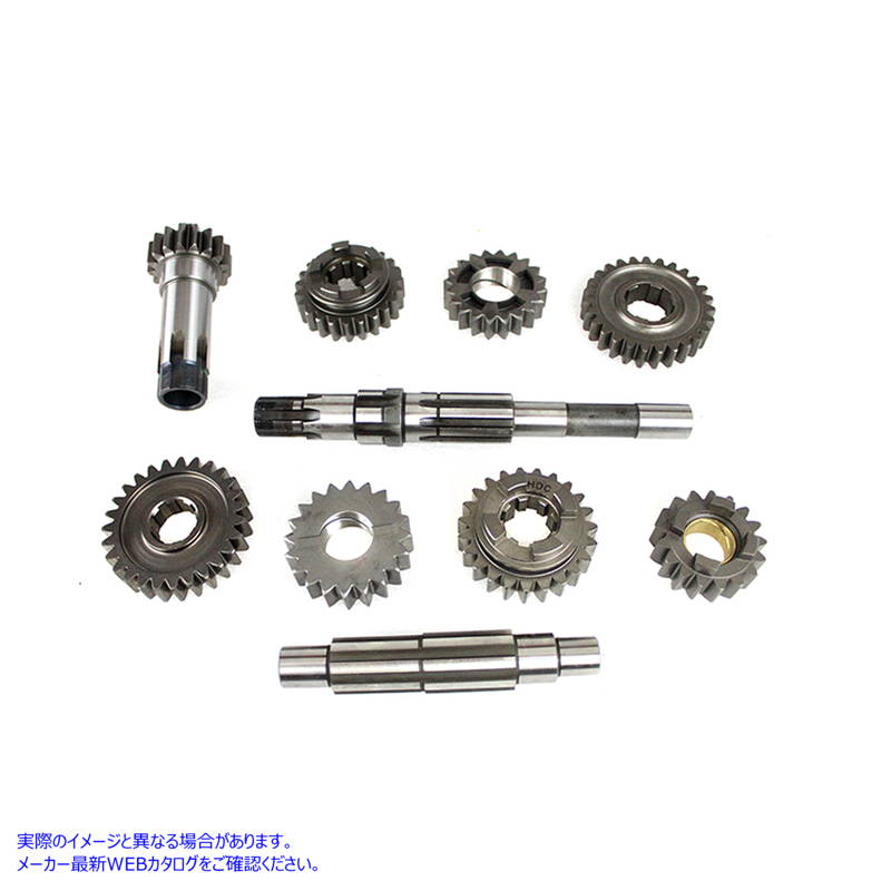 17-0822 スポーツスター用トランスミッションギヤシャフトセット 取寄せ Vツイン Transmission Gear Shaft Set for Sportster (