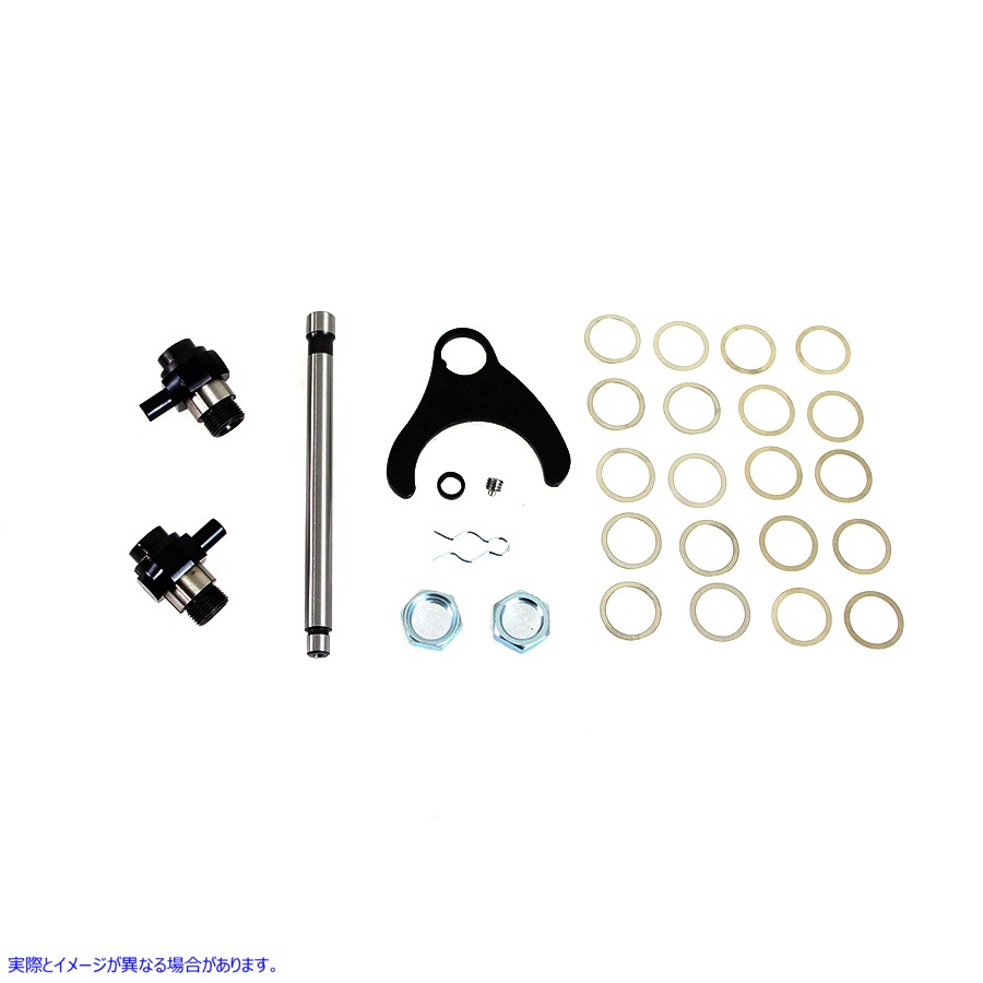 17-0885 45インチWLシフターシャフトアセンブリ（フォーク付き） 取寄せ Vツイン 45 inch WL Shifter Shaft Assembly with Forks