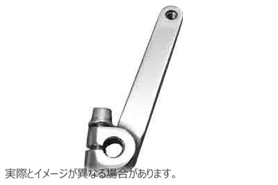 17-0966 クロムスチールインナーシフターレバー 取寄せ Vツイン Chrome Steel Inner Shifter Lever (検索用／33715-85A