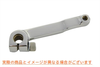 17-0968 クロムスチールインナーシフターレバー 取寄せ Vツイン Chrome Steel Inner Shifter Lever (検索用／33849-97