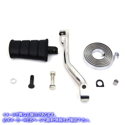 17-0982 ステンレス製キックスターターアームキット 取寄せ Vツイン Stainless Steel Kick Starter Arm Kit (検索用／