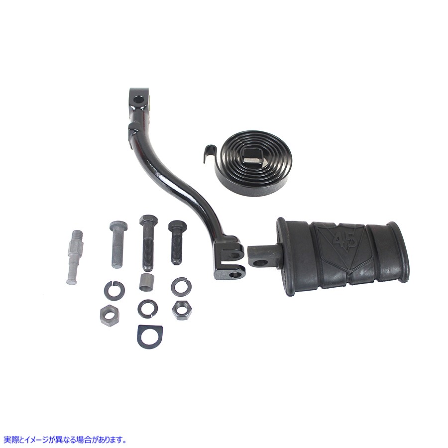 17-1023 45インチ WL キックスターターアームキット ブラック 取寄せ Vツイン 45 inch WL Kick Starter Arm Kit Black (検索用／