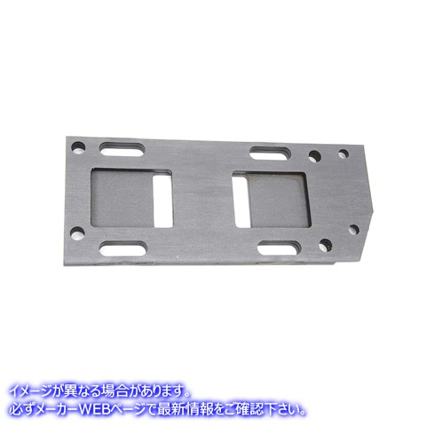 17-6654 レプリカパーカー化トランスミッションマウントプレート Replica Parkerized Transmission Mounting Plate 取寄せ Vツイン (検索用／47698-36 Motorshop