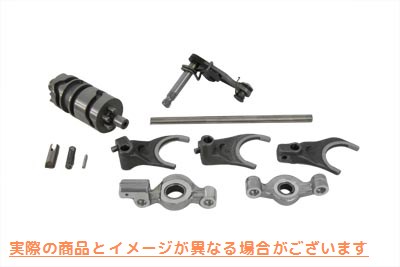 17-8001 トランスミッション内部シフターAssy 取寄せ Vツイン Transmission Internal Shifter Assembly (検索用／