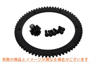 18-0361 66 歯クラッチドラムリングギアキット 取寄せ Vツイン 66 Tooth Clutch Drum Ring Gear Kit (検索用／