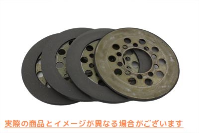 18-1124 警察用クラッチファイバープレート 取寄せ Vツイン Police Clutch Fiber Plates (検索用／37930-41