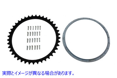 19-0010 45インチ WL スプロケットキット ダストリング付き 取寄せ Vツイン 45 inch WL Sprocket Kit with Dust Ring (検索用／4