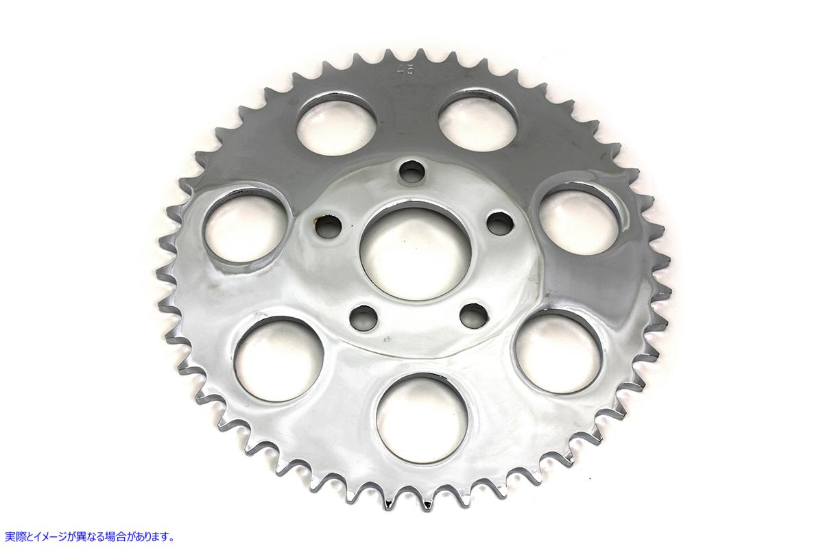 19-0032 リアスプロケット クローム 45歯 取寄せ Vツイン Rear Sprocket Chrome 45 Tooth (検索用／41470-73