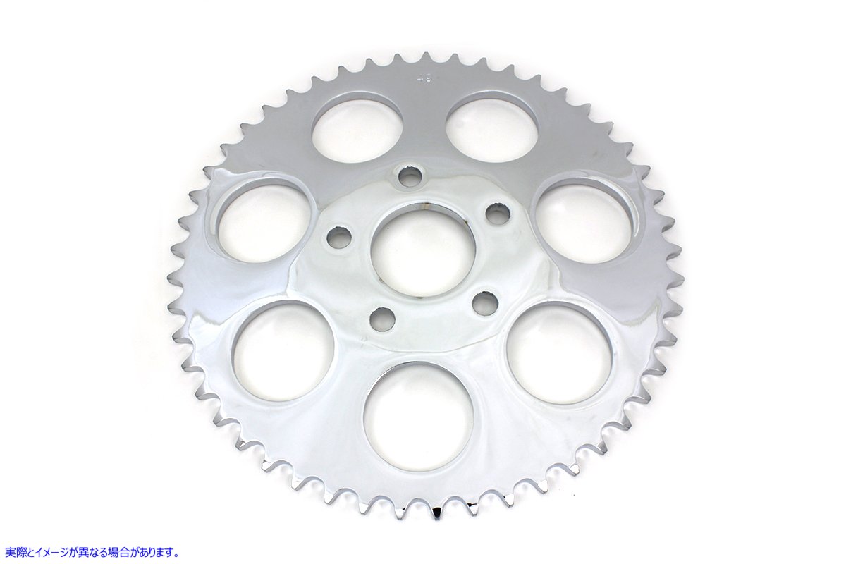 19-0039 リアスプロケット クローム 49歯 取寄せ Vツイン Rear Sprocket Chrome 49 Tooth (検索用／41470-73
