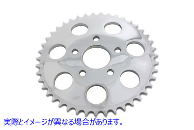 19-0047 クローム 43 歯リア スプロケット 取寄せ Vツイン Chrome 43 Tooth Rear Sprocket (検索用／