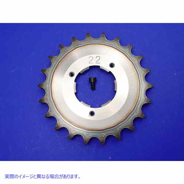 19-0077 トランスミッションスプロケット 22 歯 取寄せ Vツイン Transmission Sprocket 22 Tooth (検索用／33336-83