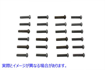 19-0115 スプロケットリベットとノックピン 取寄せ Vツイン Sprocket Rivet and Dowel Pin (検索用／