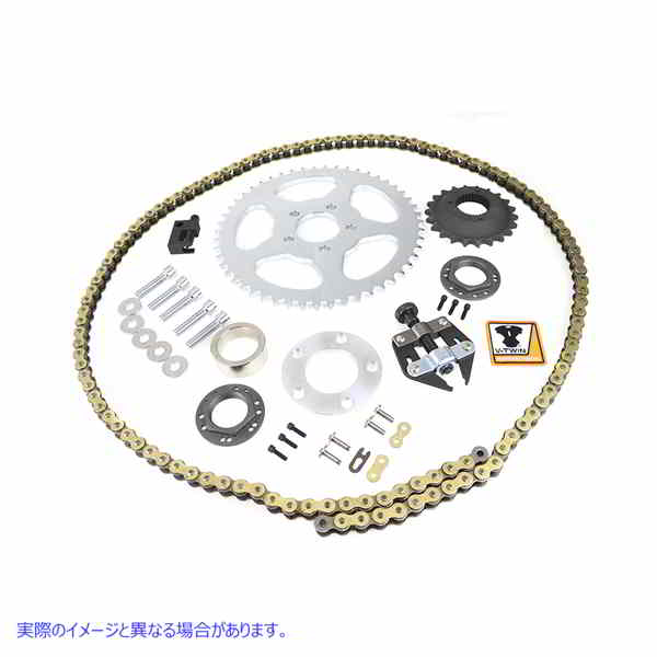 19-0153 ヨーク ソフテイル リア チェーン ドライブ キット 取寄せ Vツイン York Softail Rear Chain Drive Kit (検索用／