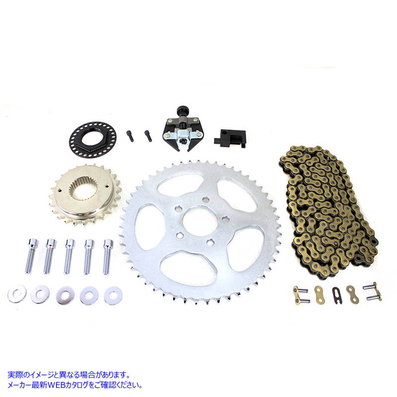 19-0156 ヨーク ソフテイル リア チェーン ドライブ キット 取寄せ Vツイン York Softail Rear Chain Drive Kit (検索用／