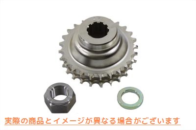 19-0162 25 歯スプライン付きエンジンスプロケット 取寄せ Vツイン 25 Tooth Engine Sprocket with Spline (検索用／