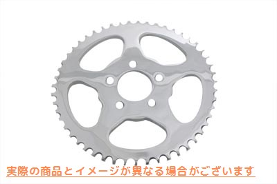 19-0221 リアスプロケット フラットクローム 51丁 取寄せ Vツイン Rear Sprocket Flat Chrome 51 Tooth (検索用／