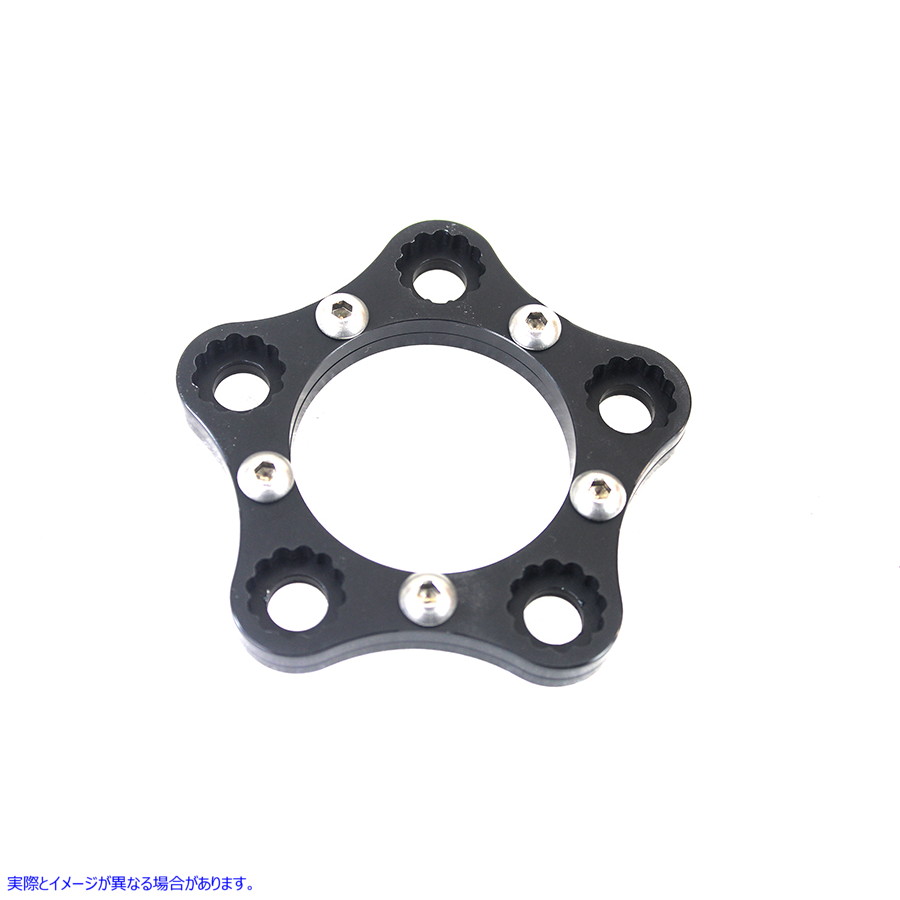 19-0253 リアスプロケットまたはプーリーロックリングキット ブラック 取寄せ Vツイン Rear Sprocket or Pulley Lock Ring Kit B