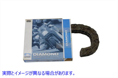 19-0361 76 リンク プライマリ チェーン 取寄せ Vツイン 76 Link Primary Chain (検索用／ Diamond Chain DMD-428-2RV-76N