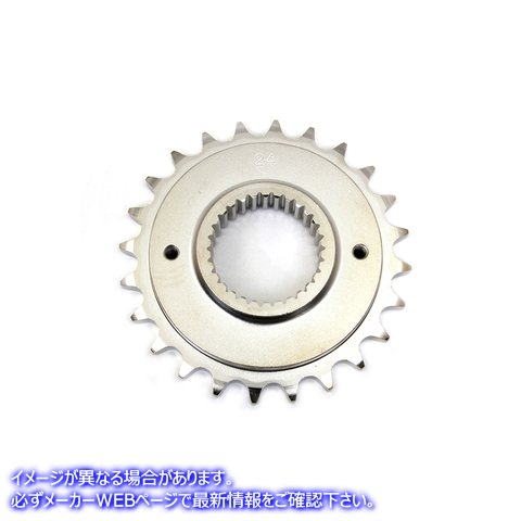 19-0610 トランスミッションスプロケット 24 歯 取寄せ Vツイン Transmission Sprocket 24 Tooth (検索用／