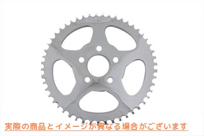 19-0675 リアスプロケット フラットクローム 51丁 取寄せ Vツイン Rear Sprocket Flat Chrome 51 Tooth (検索用／