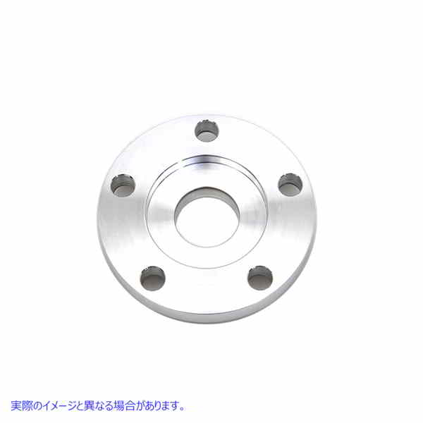 20-0153 リアプーリーブレーキディスクスペーサーポリッシュ仕上げ厚さ1/2インチ 取寄せ Vツイン Rear Pulley Brake Disc Spacer