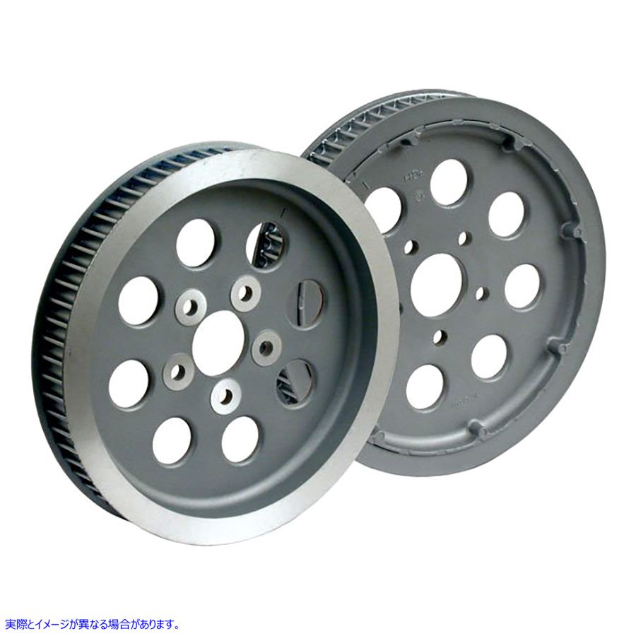 20-0157 ブラック リア ベルト プーリー 65 歯 取寄せ Vツイン Black Rear Belt Pulley 65 Tooth (検索用／