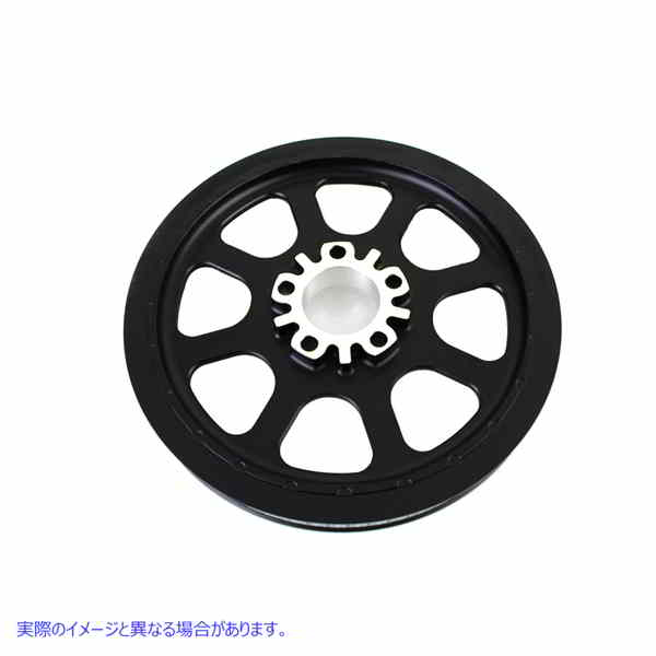 20-0164 ブラック リア ベルト プーリー 70 歯 取寄せ Vツイン Black Rear Belt Pulley 70 Tooth (検索用／