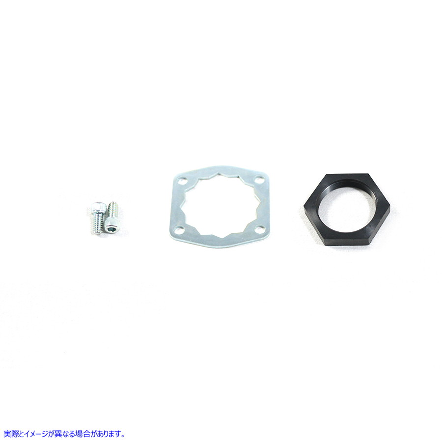 20-0308 フロントベルトドライブロックプレートとナットキット 取寄せ Vツイン Front Belt Drive Lock Plate and Nut Kit (検索
