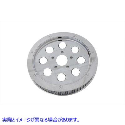 20-0313 リアドライブプーリー 65 歯 クローム 取寄せ Vツイン Rear Drive Pulley 65 Tooth Chrome (検索用／40311-94