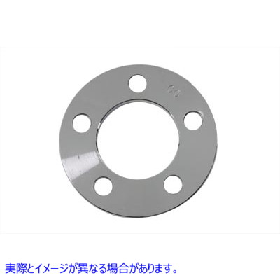 20-0343 リアプーリーブレーキディスクスペーサースチール厚さ1/5インチ 取寄せ Vツイン Rear Pulley Brake Disc Spacer Steel 1
