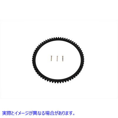 20-0507 プリモ ベルトドライブ スターター リング ギア 取寄せ Vツイン Primo Belt Drive Starter Ring Gear (検索用／ Rivera-