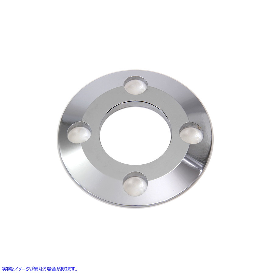 20-0871 アウタークラッチプレッシャープレートクローム 取寄せ Vツイン Outer Clutch Pressure Plate Chrome (検索用／