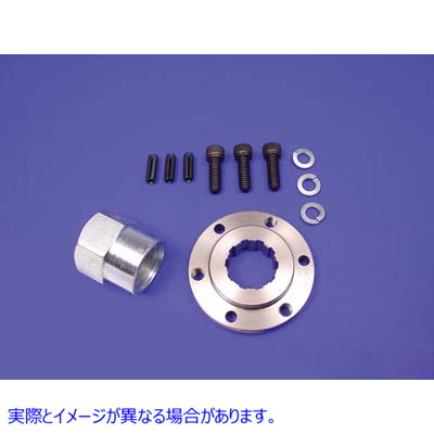 20-0935 BDL ベルト ドライブ プーリー 1/4 インチ インサートとナット 取寄せ Vツイン BDL Belt Drive Pulley 1/4 inch Insert