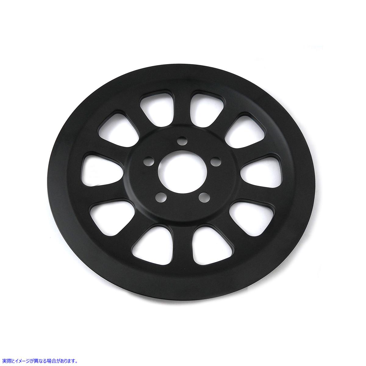 20-0967 アウタープーリーカバー 66 歯 ブラック 取寄せ Vツイン Outer Pulley Cover 66 Tooth Black (検索用／