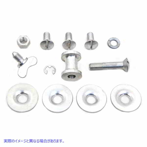 2002-13 ツールボックス取り付けキット カドミウム 取寄せ Vツイン Tool Box Mounting Kit Cadmium (検索用／ Colony