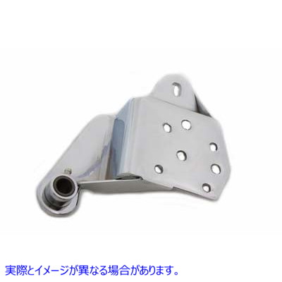 21-0100 フレームマウントシフターブラケットクローム Frame Mount Shifter Bracket Chrome 取寄せ Vツイン (検索用／33630-70