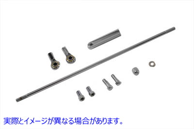 21-0220 【廃番】 シフターロッドキット クローム 取寄せ Vツイン Shifter Rod Kit Chrome (検索用／