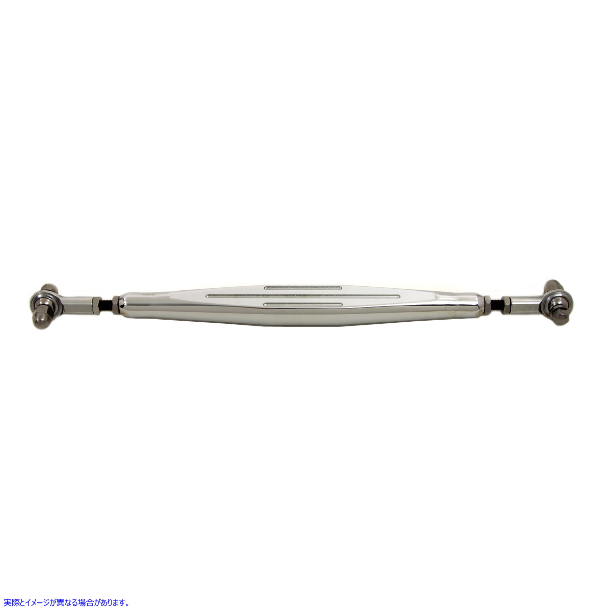 21-0282 クロムボールミルドシフターロッド、2インチ延長 取寄せ Vツイン Chrome Ball Milled Shifter Rod 2 inch Extended (検