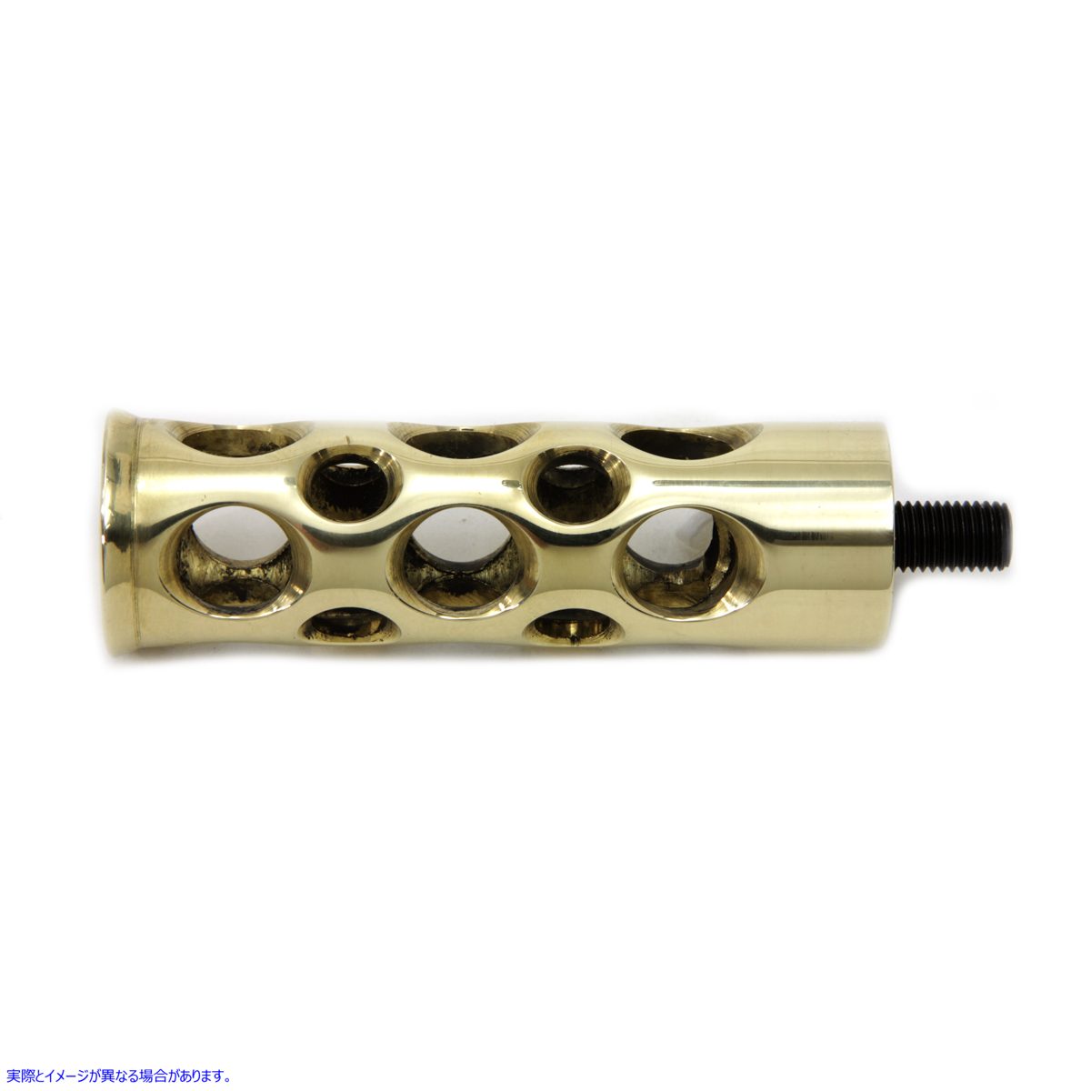 21-0288 真鍮スイスチーズシフターペグ 取寄せ Vツイン Brass Swiss Cheese Shifter Peg (検索用／