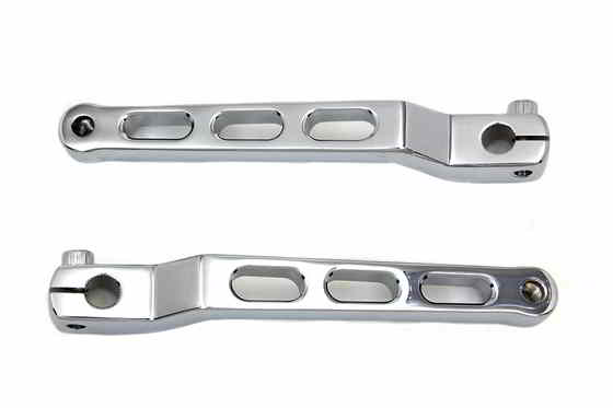 21-0386 クローム ヒール トゥ シフター セット 取寄せ Vツイン Chrome Heel Toe Shifter Set (検索用／34535-00B