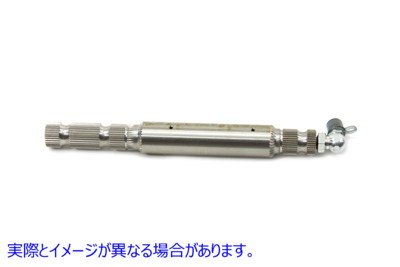 21-0580 グリス塗布可能なシフターシャフト（フィッティング付き） 取寄せ Vツイン Greaseable Shifter Shaft with Fitting (検