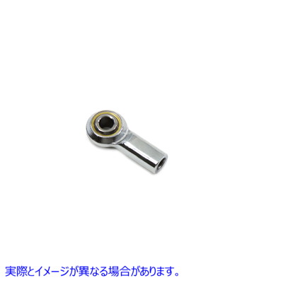 21-0611 シフターまたはブレーキロッドエンドクローム 取寄せ Vツイン Shifter or Brake Rod End Chrome (検索用／