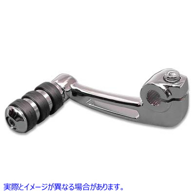 21-0614 ビレットシフターレバー（ステップ付） 取寄せ Vツイン Billet Shifter Lever with Footpeg (検索用／
