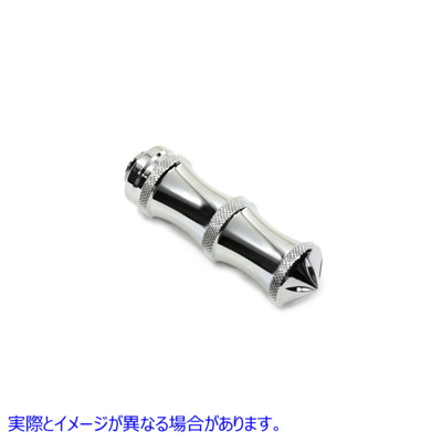 21-0641 クローム ドルイド シフター ペグ 取寄せ Vツイン Chrome Druid Shifter Peg (検索用／