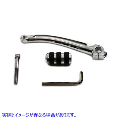 21-0690 Cats Paw フットペグ付きビレット シフター レバー 取寄せ Vツイン Billet Shifter Lever with Cats Paw Footpeg (検索