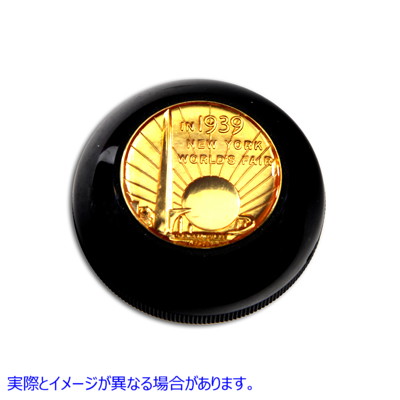 21-0694 メダリオンデザインのジョッキーシフターノブ 取寄せ Vツイン Jockey Shifter Knob with Medallion Design (検索用／
